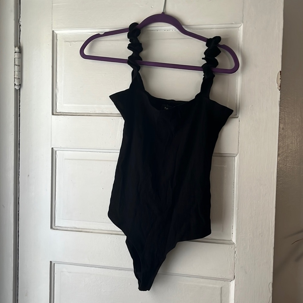 Reformation Hampton Ruffle Bodysuit